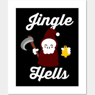 Jingle Hells Bells Cute Posters and Art